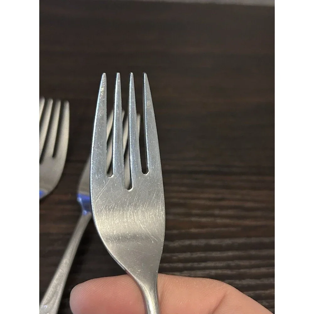 7 Oneida Royal Harvest Salad Forks William A Rogers Premier Stainless Vintage